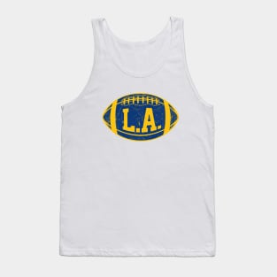 LA Retro Football - White Tank Top